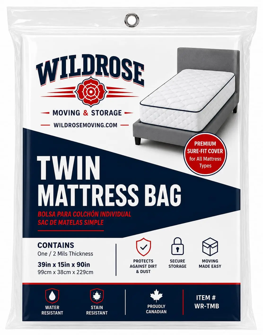Twin Mattress Cover 2 Mil