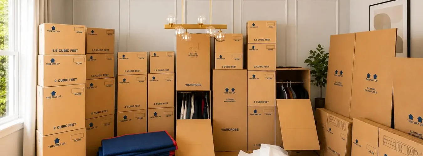 BOXES AND PACKING MATERIAL
